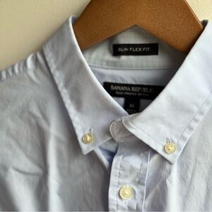 Banana Republic Blue Casual Button Down Shirt
